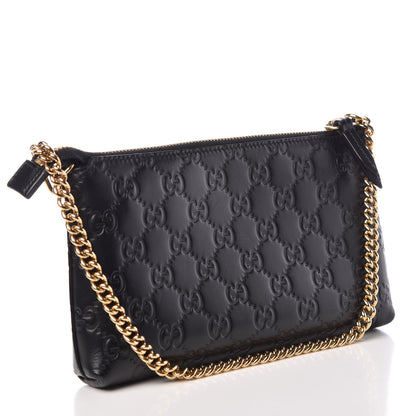 Gucci Guccissima Signature Wrist Wallet Black 3 of 10