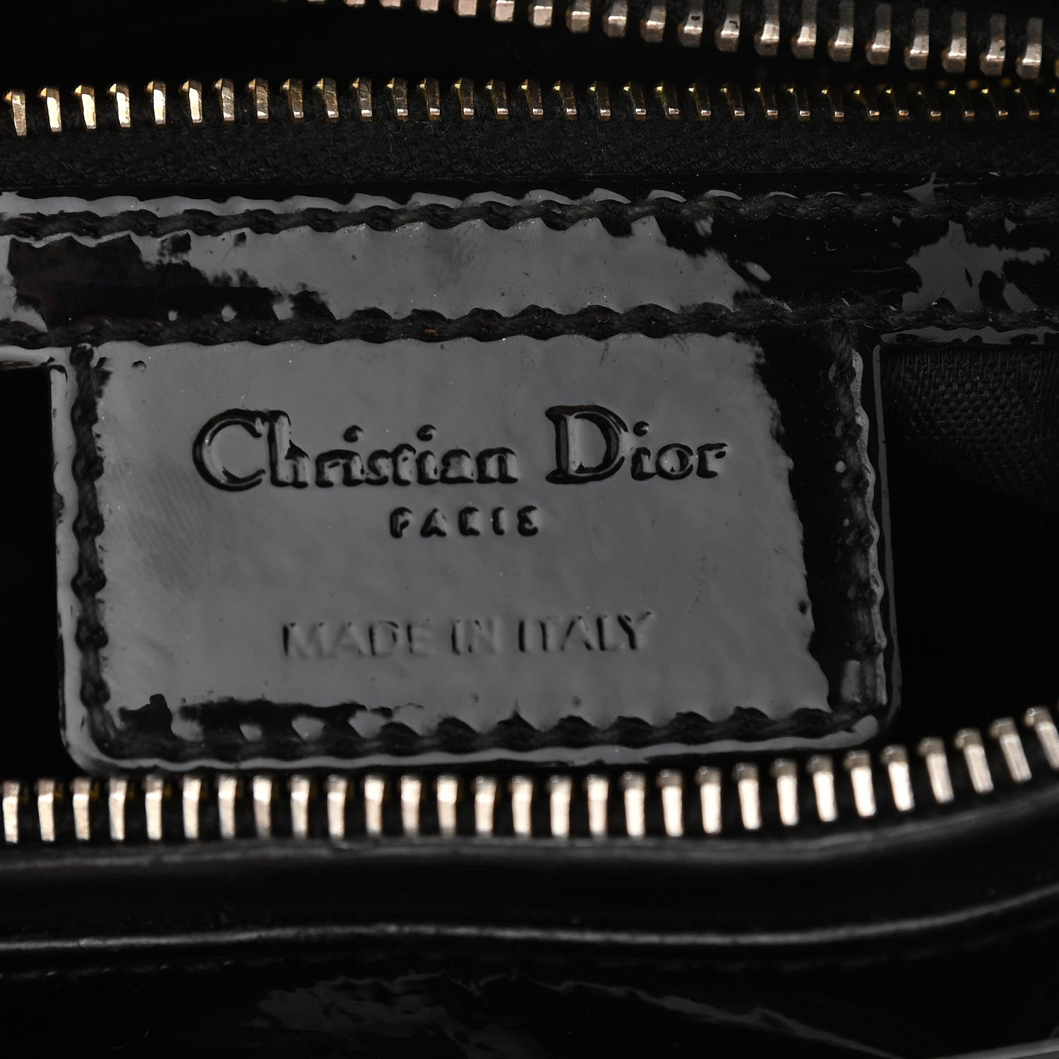 Christian Dior Patent Cannage Medium Lady Dior Black 5 of 10