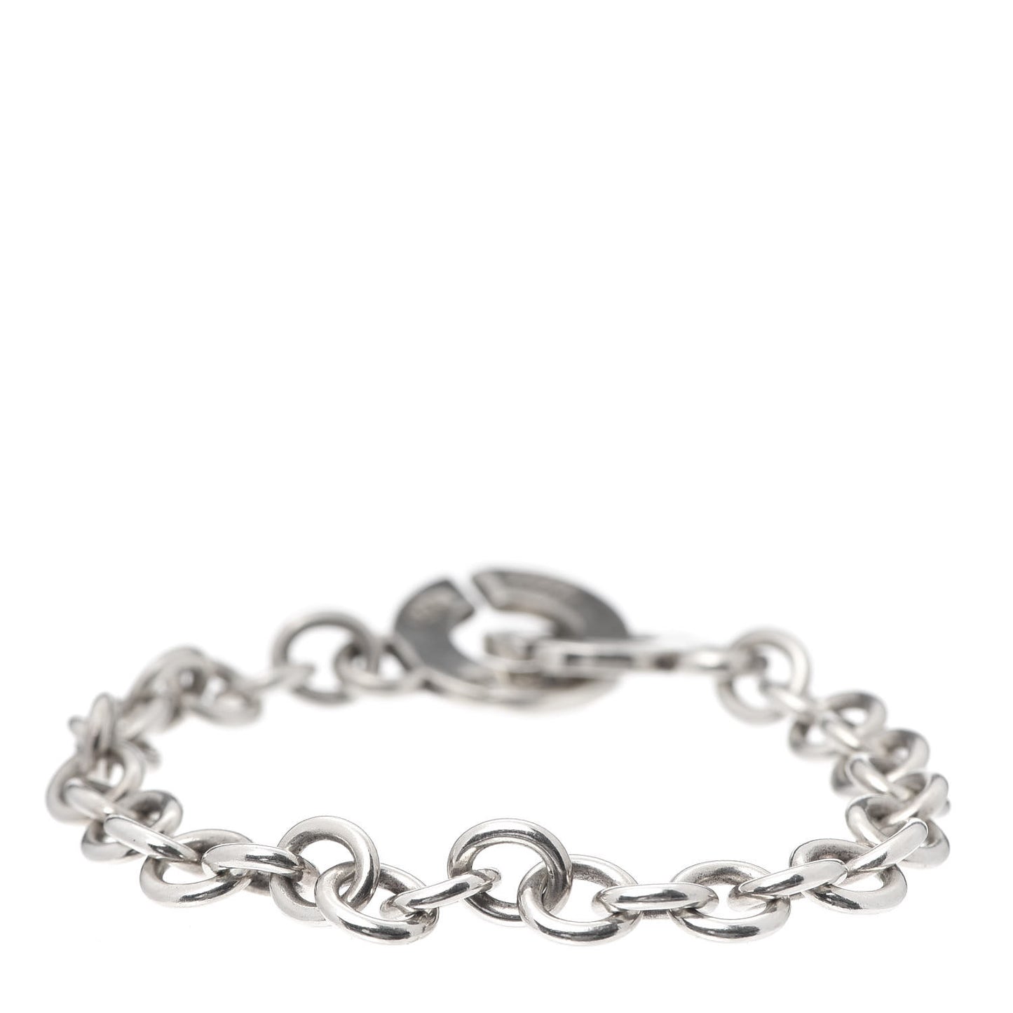 Sterling Silver 1837 Circle Clasp Bracelet