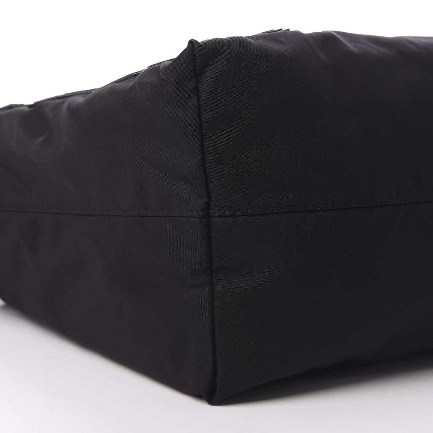 Tessuto Nylon Character Shopping Tote Black