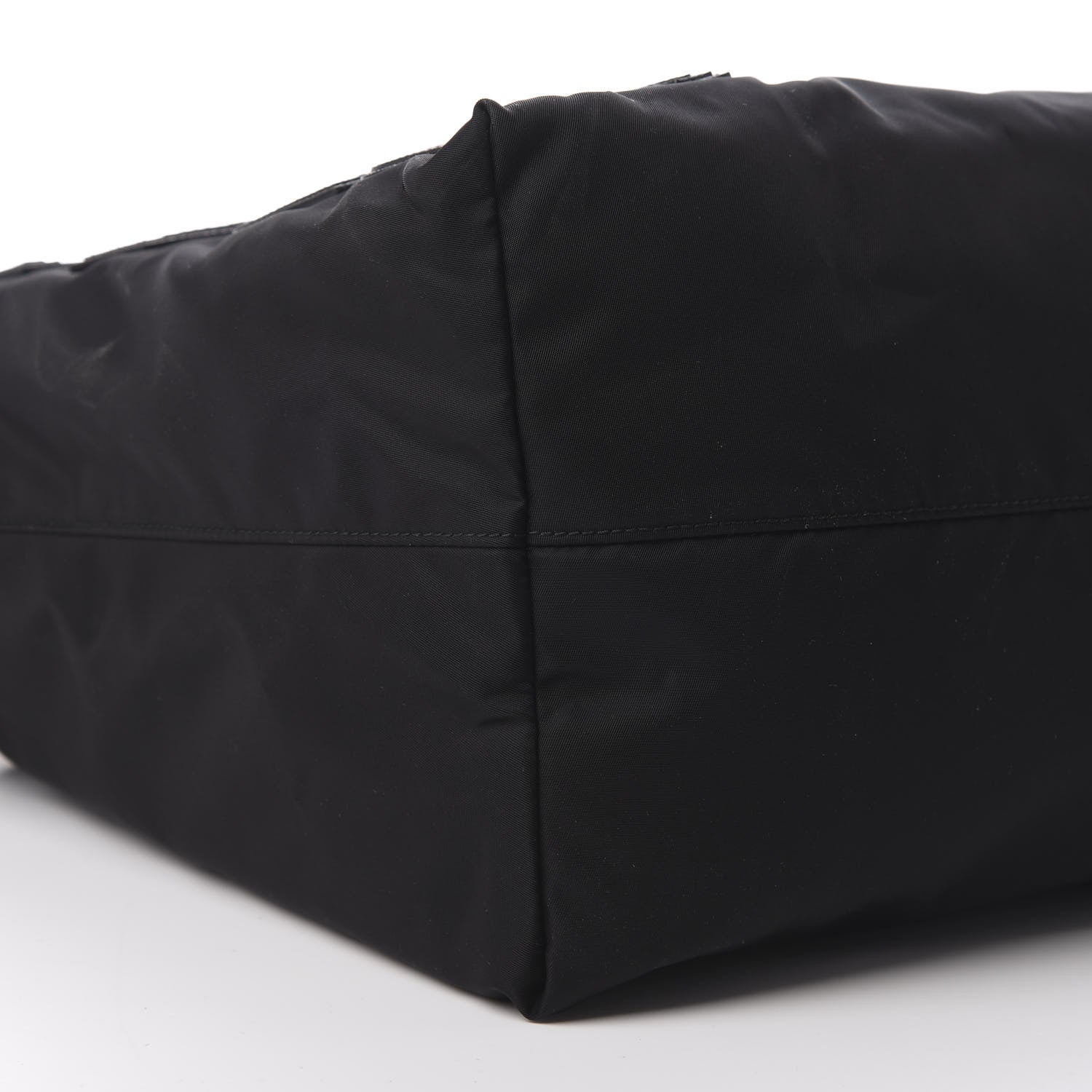 Prada Tessuto Nylon Character Shopping Tote Black 9 of 11