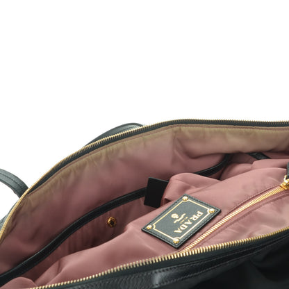 Prada Tessuto Nylon Saffiano Tote Nero Black 10 of 12