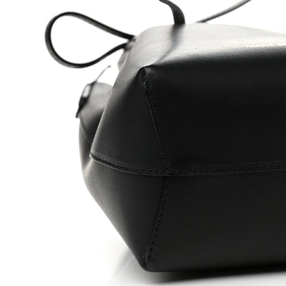 Mansur Gavriel Calfskin Mini Bucket Bag Black Flamma 8 of 9