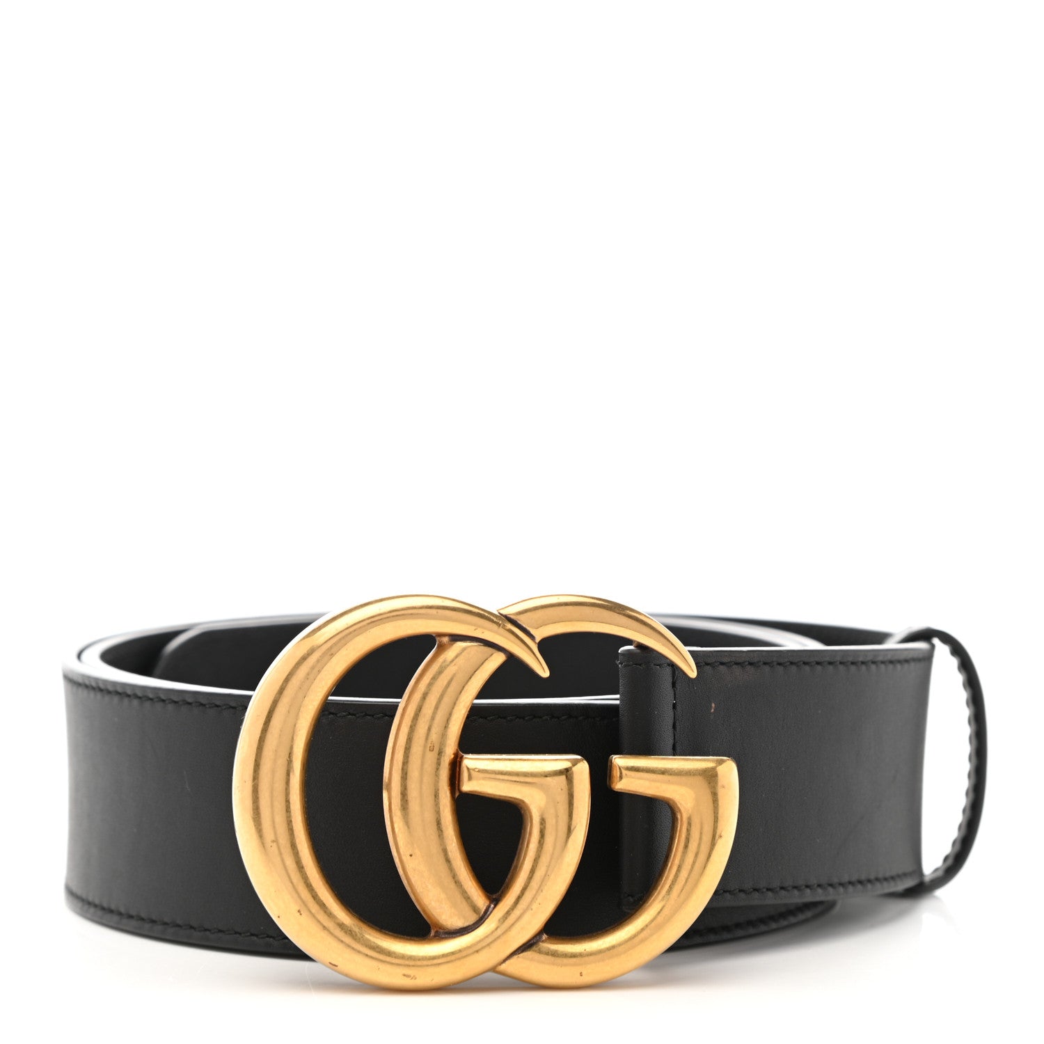 Gucci Calfskin Double G 40mm Belt 90 36 Black 1 of 9