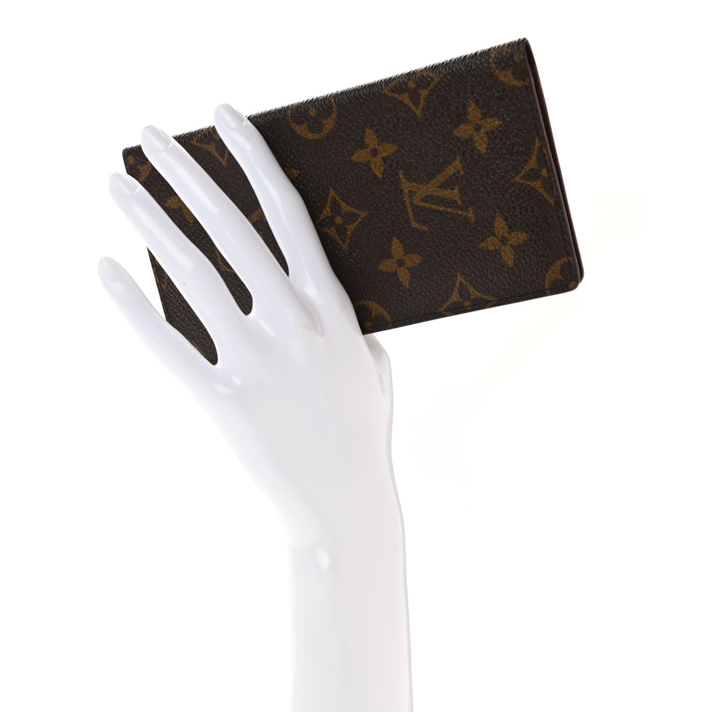 Monogram Checkbook Holder Case Wallet