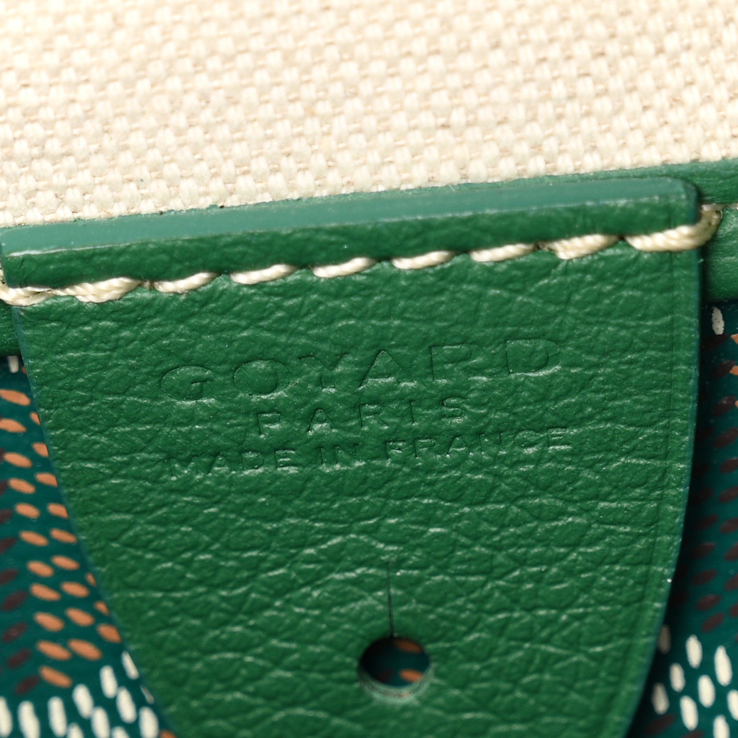 Goyard Goyardine Artois PM Green 6 of 10