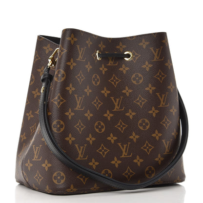Louis Vuitton Monogram Neonoe MM Black 3 of 7