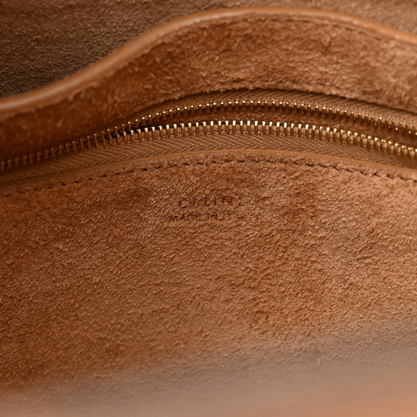 Natural Calfskin Sangle Bucket Bag Light Camel