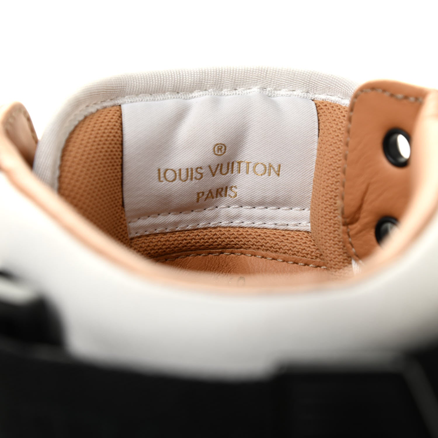 Louis Vuitton Calfskin Monogram Rivoli Mens High Top Sneakers 6 Black 7 of 8