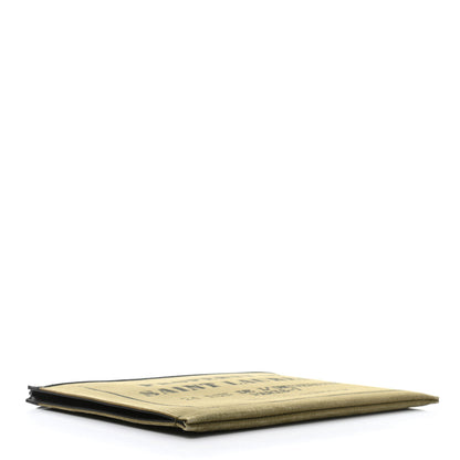 Saint Laurent Canvas Property of Saint Laurent Zip Top Tech Pouch Khaki 4 of 7