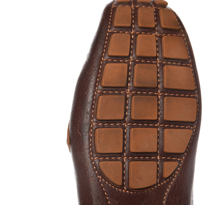 Louis Vuitton Calfskin Oxford Loafers 41 Brown Cognac 10 of 15