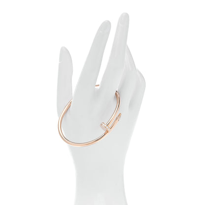 Cartier 18K Pink Gold Diamond Juste Un Clou Bracelet 18 2 of 6