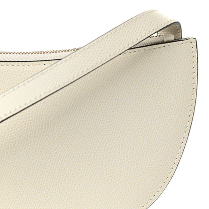 Christian Dior Grained Calfskin Saddle Pouch With Strap White 7 of 9