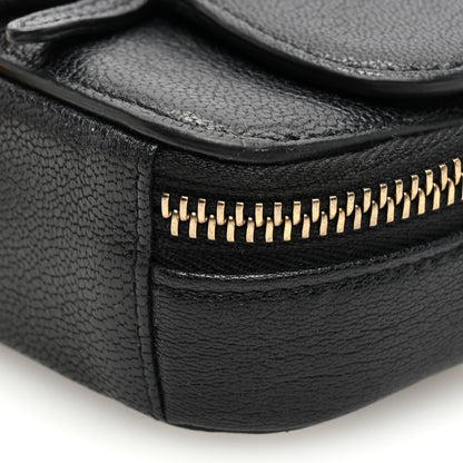 Christian Dior Goatskin Mini Saddle Pouch Black 8 of 8