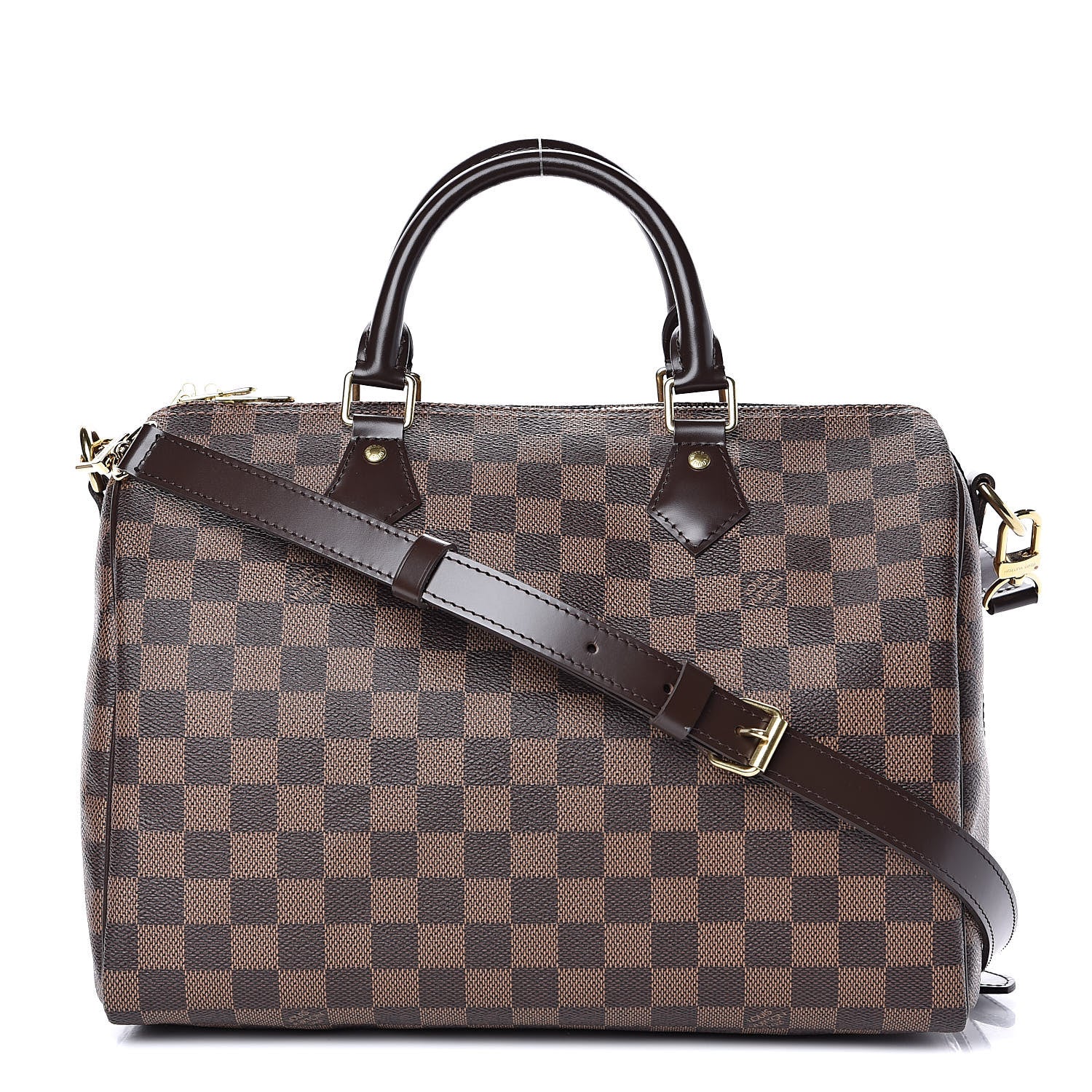 Louis Vuitton Damier Ebene Speedy Bandouliere 30 1 of 10