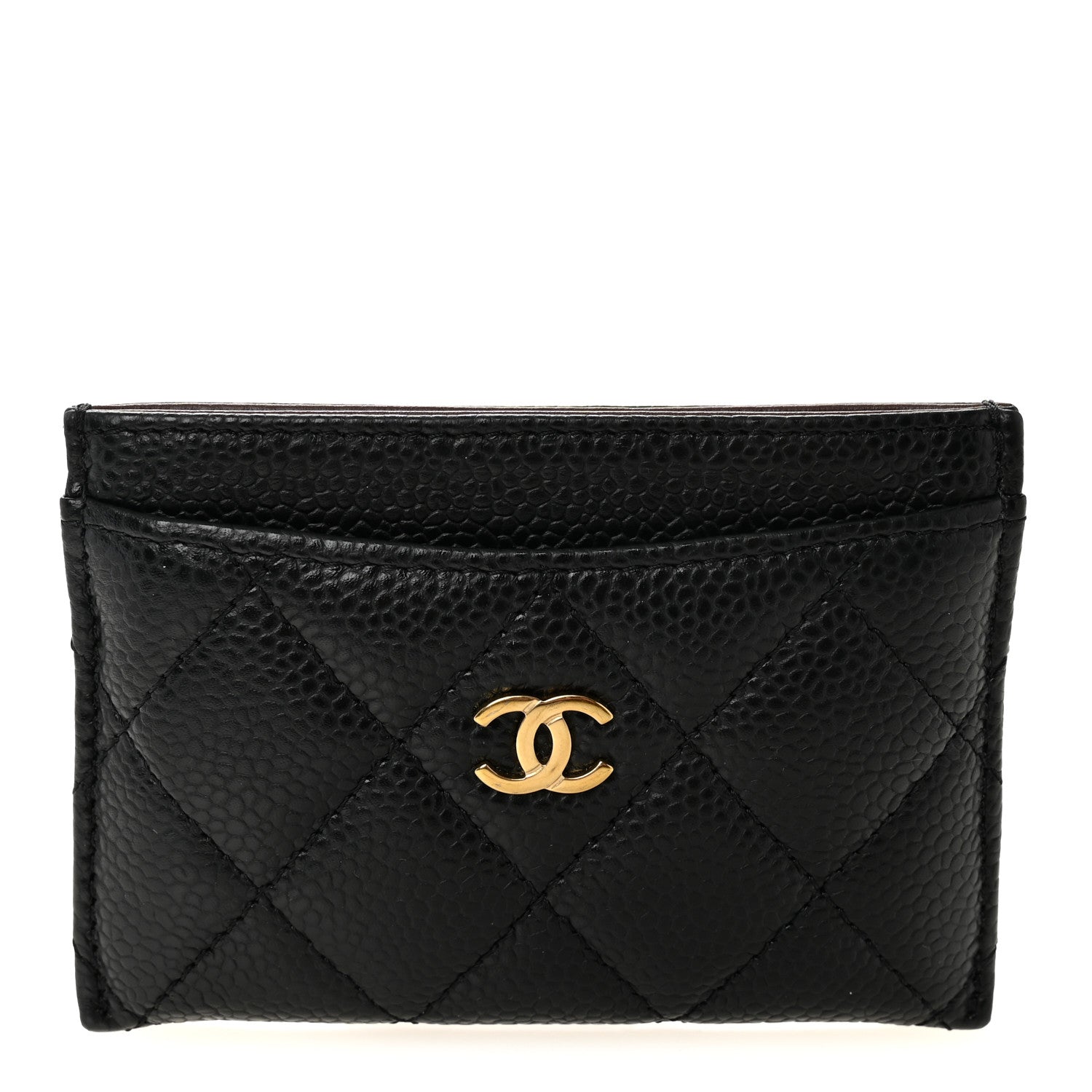 Chanel Caviar Quilted Card Holder Black 1 of 9
