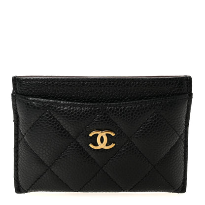 Chanel Caviar Quilted Card Holder Black 1 of 9
