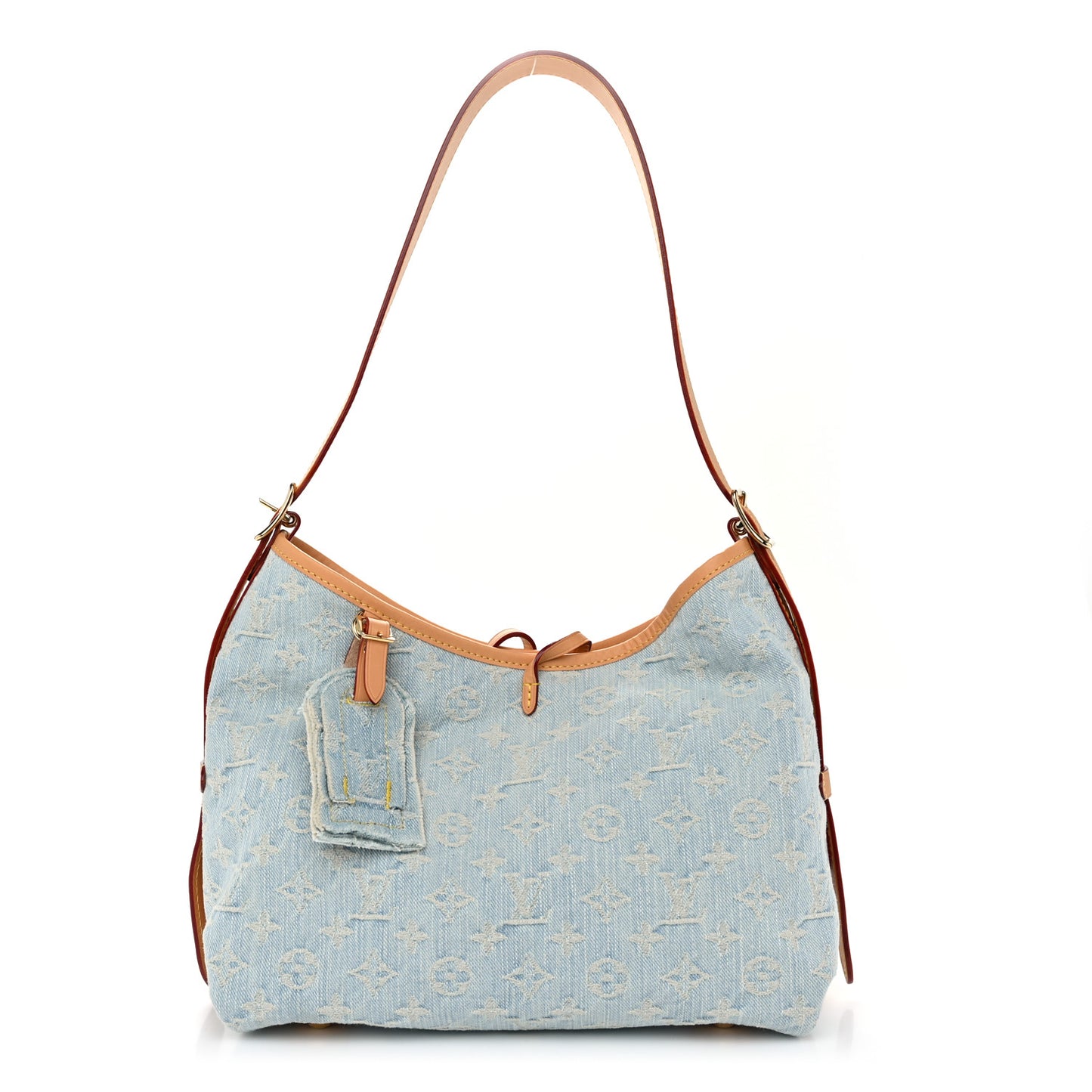 Monogram Denim CarryAll PM Sky Blue