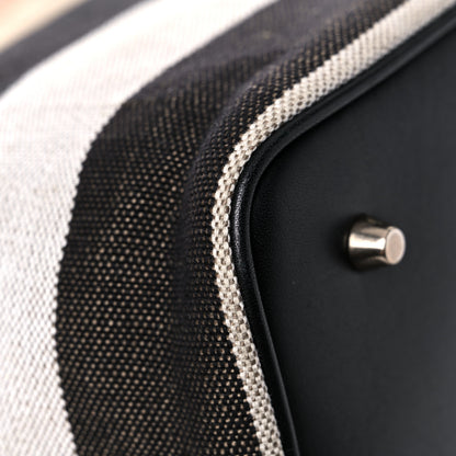 Burberry Canvas Mega Check Medium Ashby Hobo Black 10 of 25