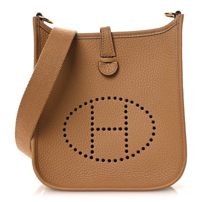 Hermes Taurillon Clemence Evelyne TPM Biscuit 1 of 11