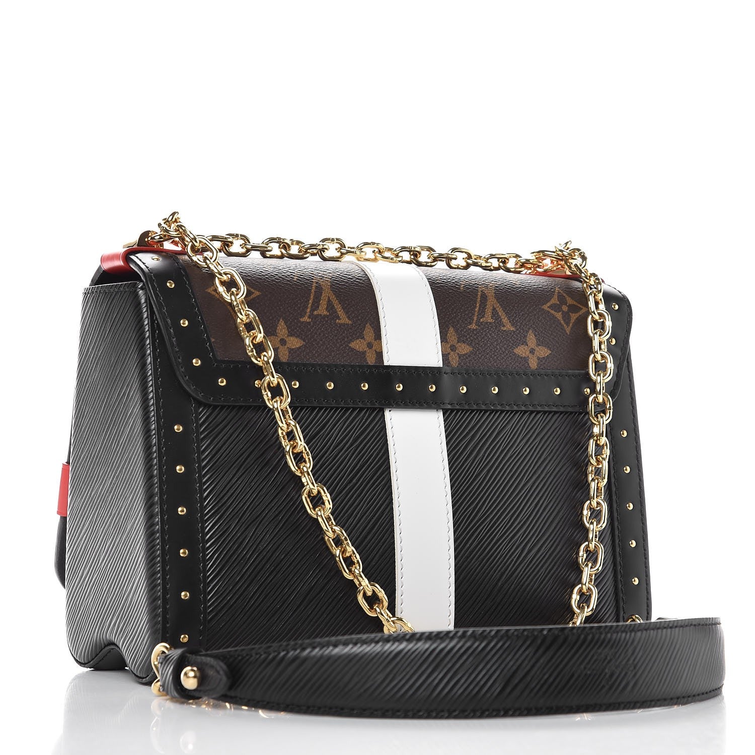 Louis Vuitton Epi Monogram Complice Trunks and Bags Twist Shoulder Bag MM Black 3 of 7