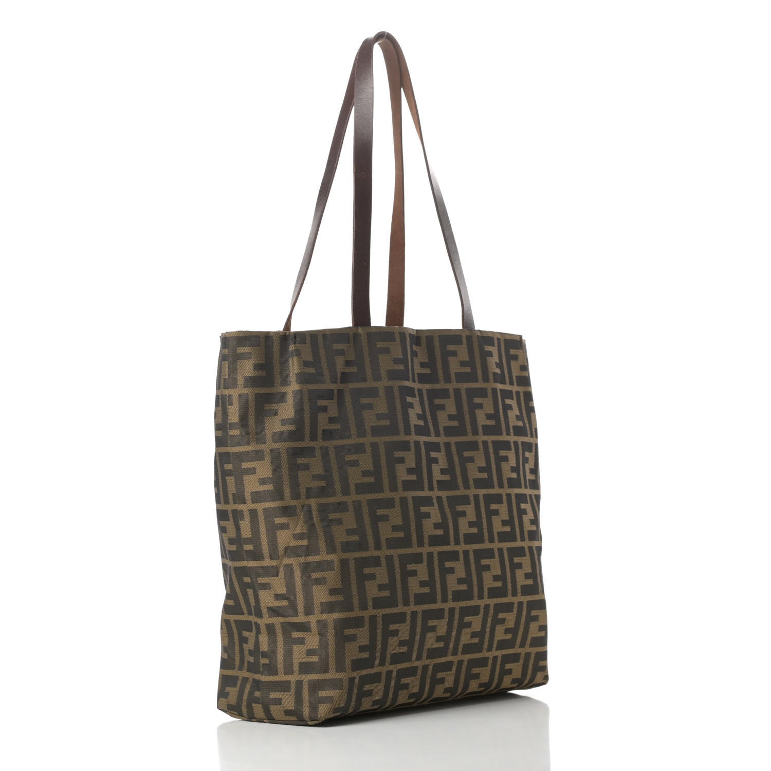 Fendi Zucca Small Tote Tobacco 3 of 9