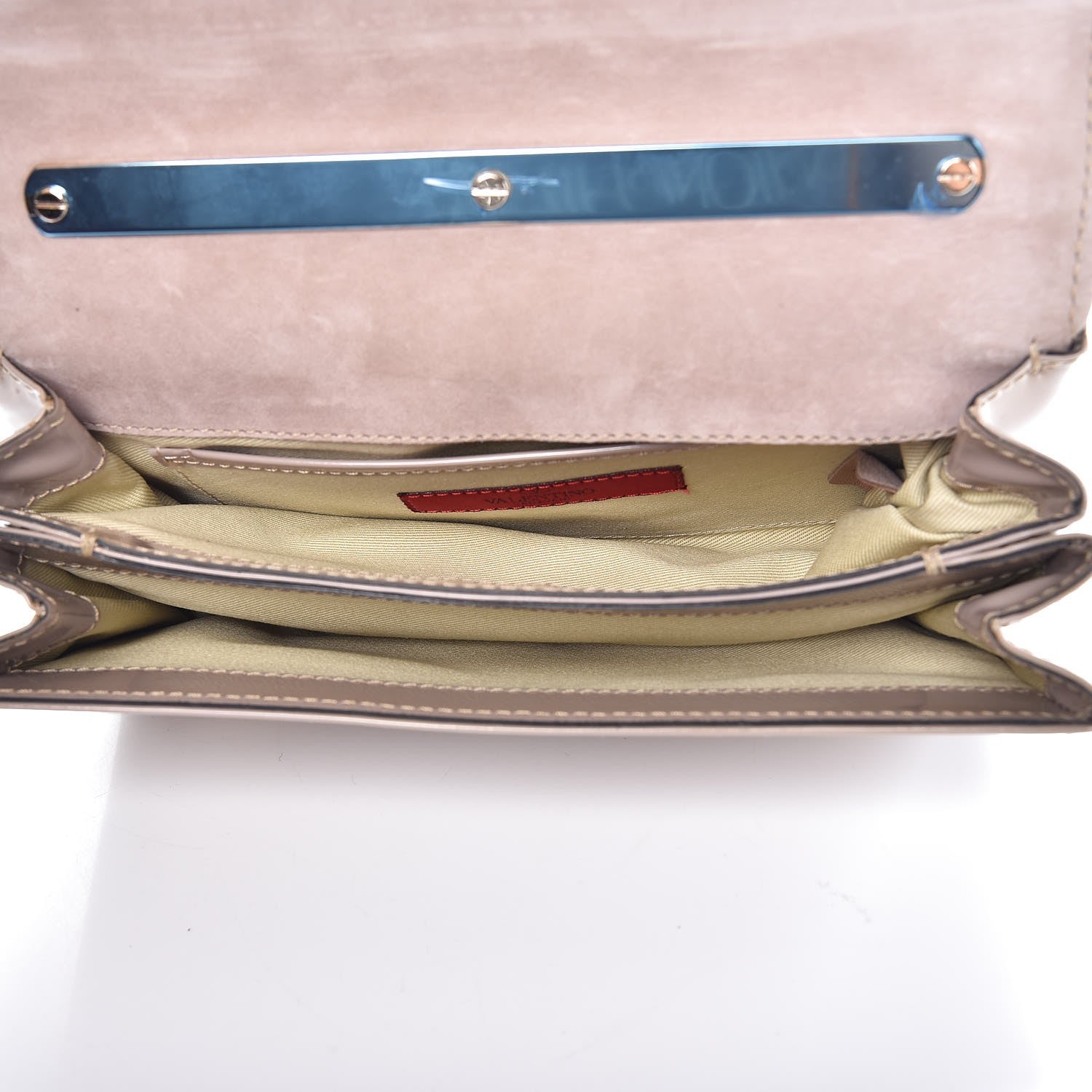 Valentino Garavani Patent Va Va Voom Shoulder Bag Poudre 5 of 7