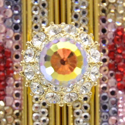 Judith Leiber Swarovski Crystal Swirl Minaudiere 6 of 7