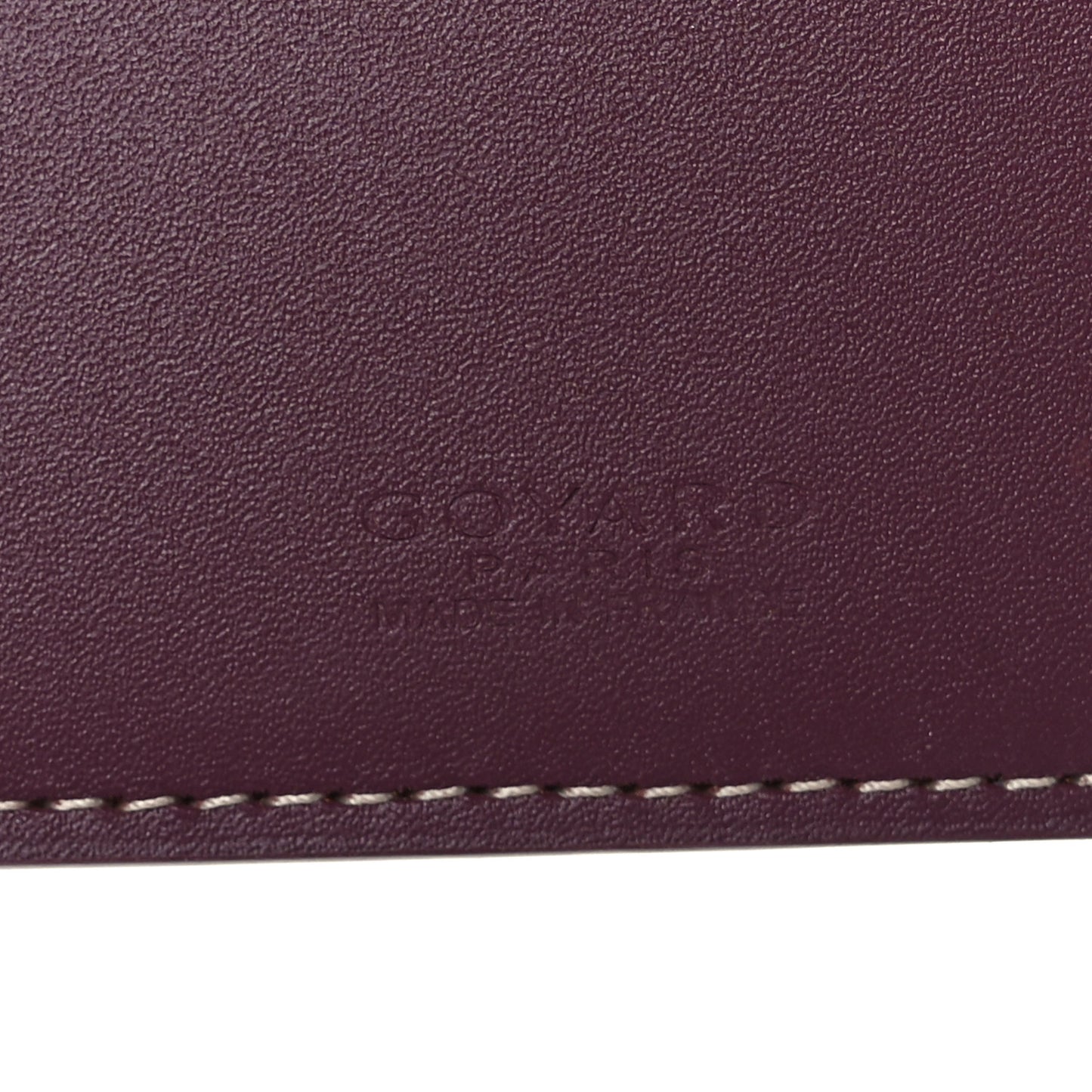 Goyardine Bi-Fold Victoire PM Wallet Burgundy