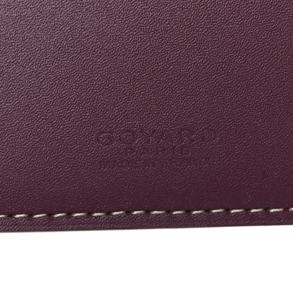 Goyard Goyardine Bi-Fold Victoire PM Wallet Burgundy 6 of 6