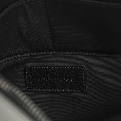 Saint Laurent Grain de Poudre Dollar Print iPad Rider Pouch Black White 7 of 7
