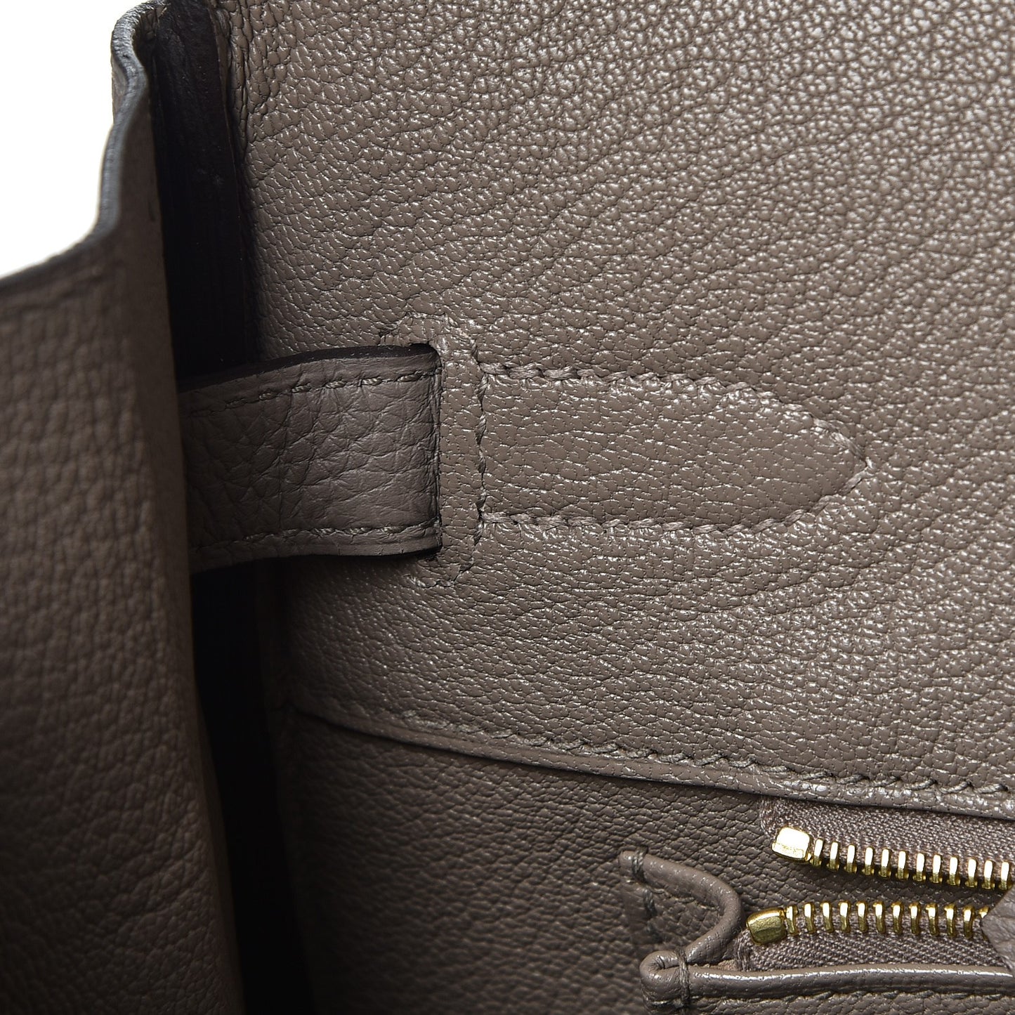 Togo Birkin 35 Gris Asphalte