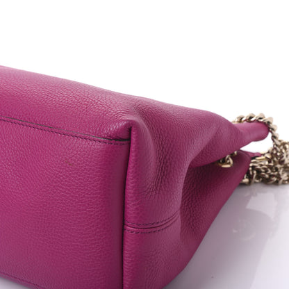 Gucci Cellarius Calfskin Medium Soho Chain Shoulder Bag Bright Bouganville 11 of 11