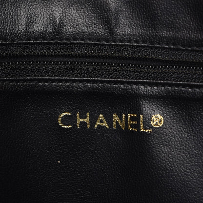 Chanel Lambskin Quilted Shoulder Bag Black 7 of 8