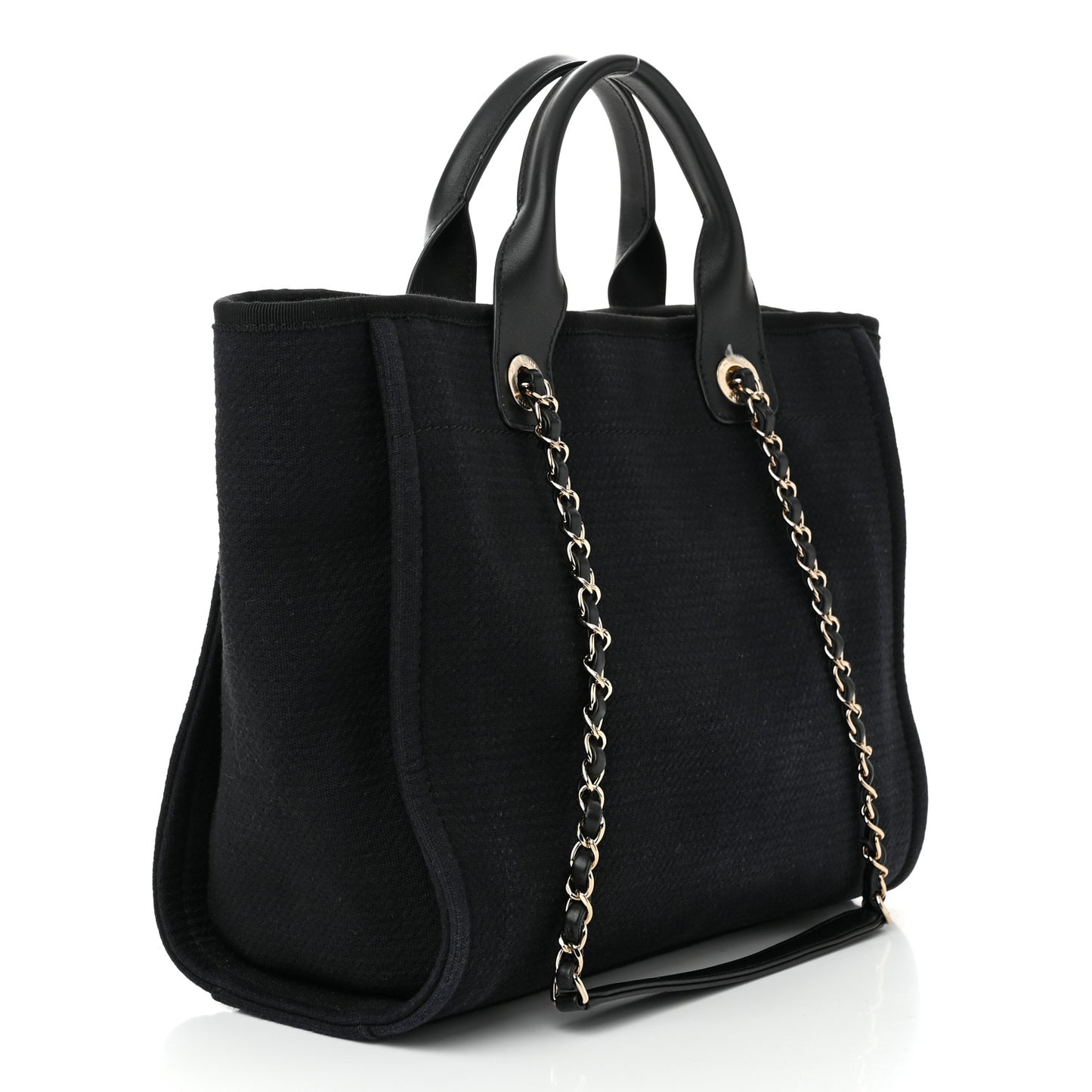 Mixed Fibers Small Deauville Tote Black
