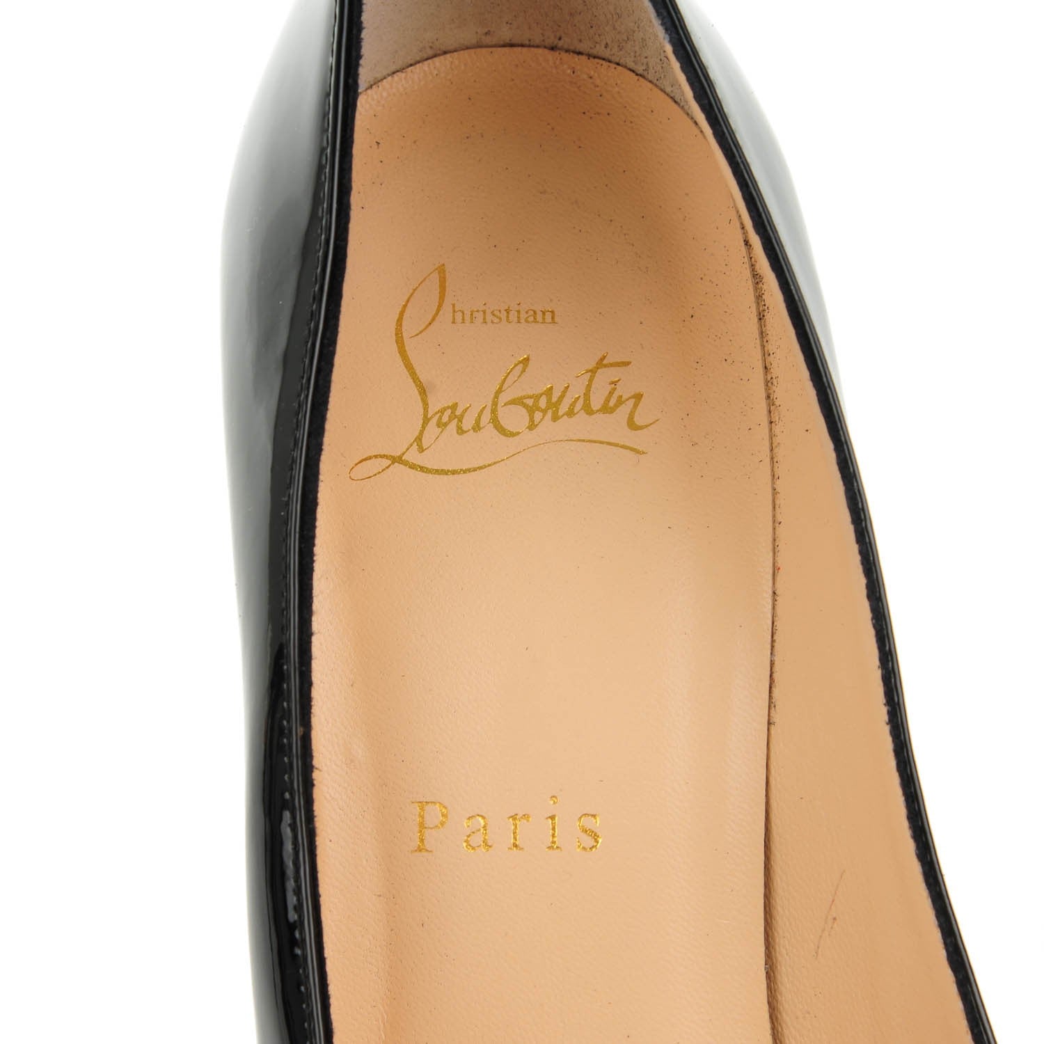 Christian Louboutin Patent Bianca 140 Pumps 36.5 Black 7 of 7