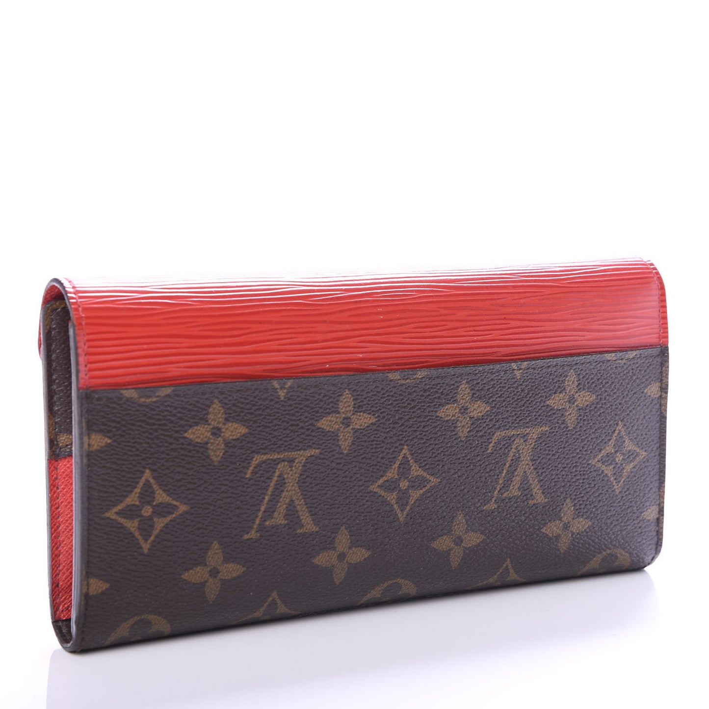 Monogram Epi Marie-Lou Long Wallet Coquelicot