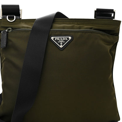 Prada Nylon Vela Sport Flat Messenger Bag Bruciato 7 of 9