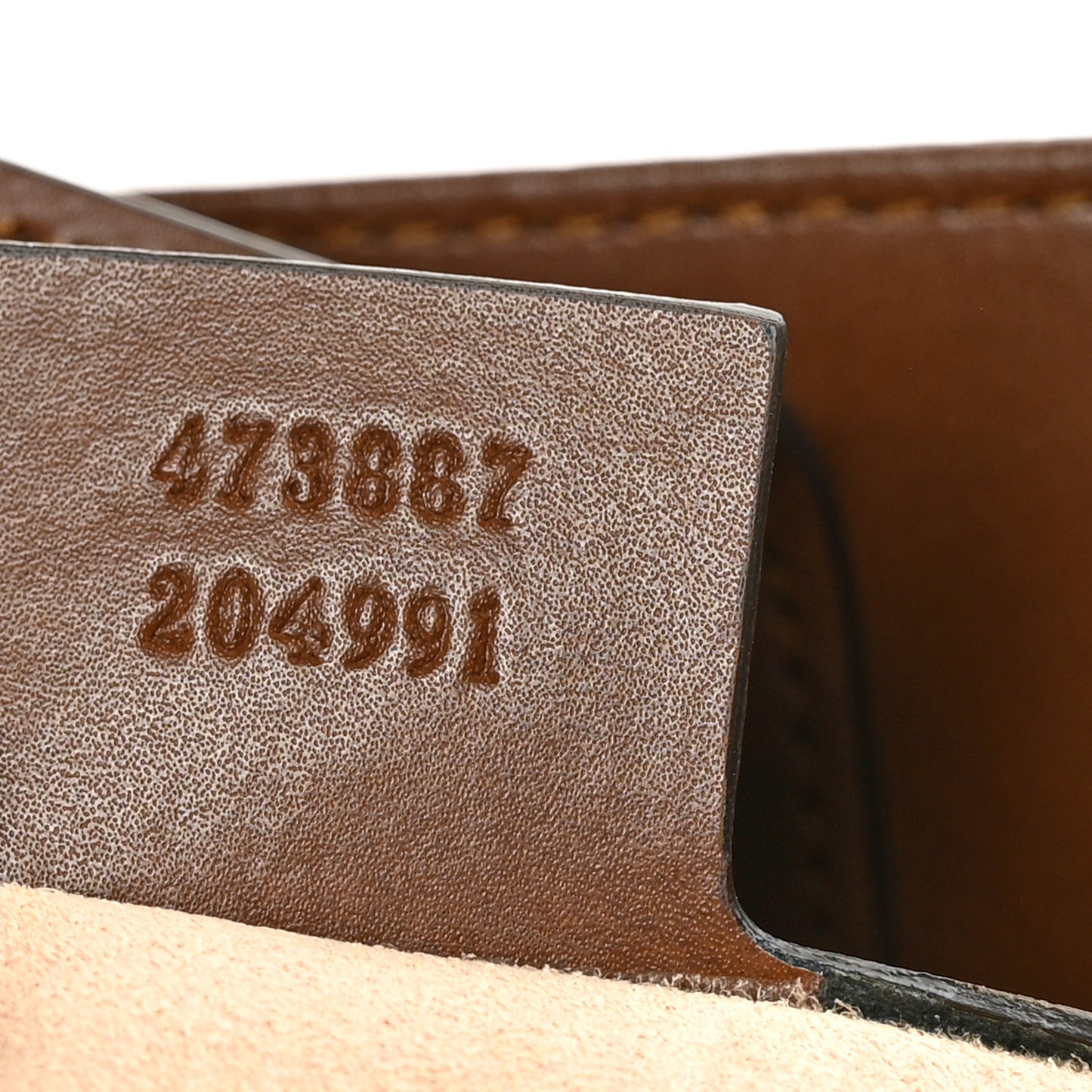 Soft GG Supreme Monogram Small Crossbody Tote Beige Cuir