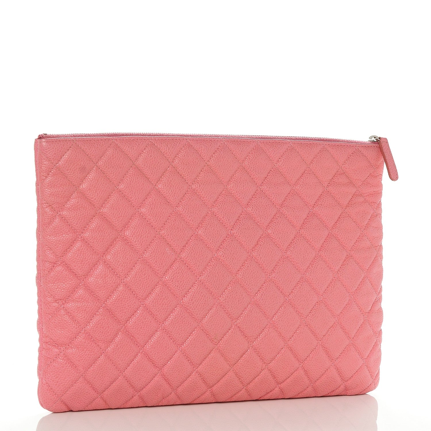 Chanel Caviar Quilted Large Cosmetic Case Rose Pink 3 of 8