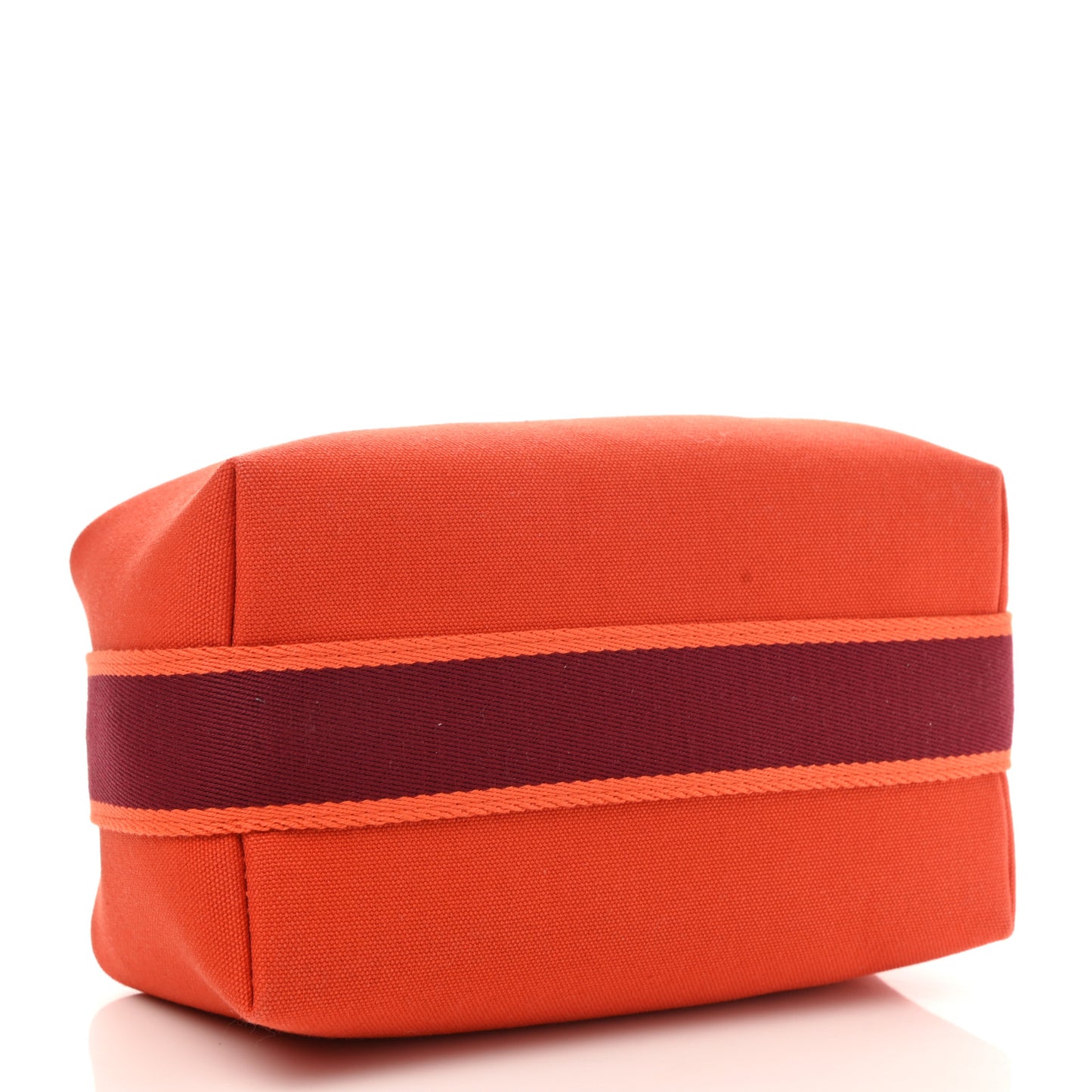 Canvas Small Bride-A-Brac Pouch Orange Burgundy