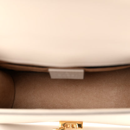 Gucci Calfskin Mini Sylvie Chain Shoulder Bag White 5 of 13