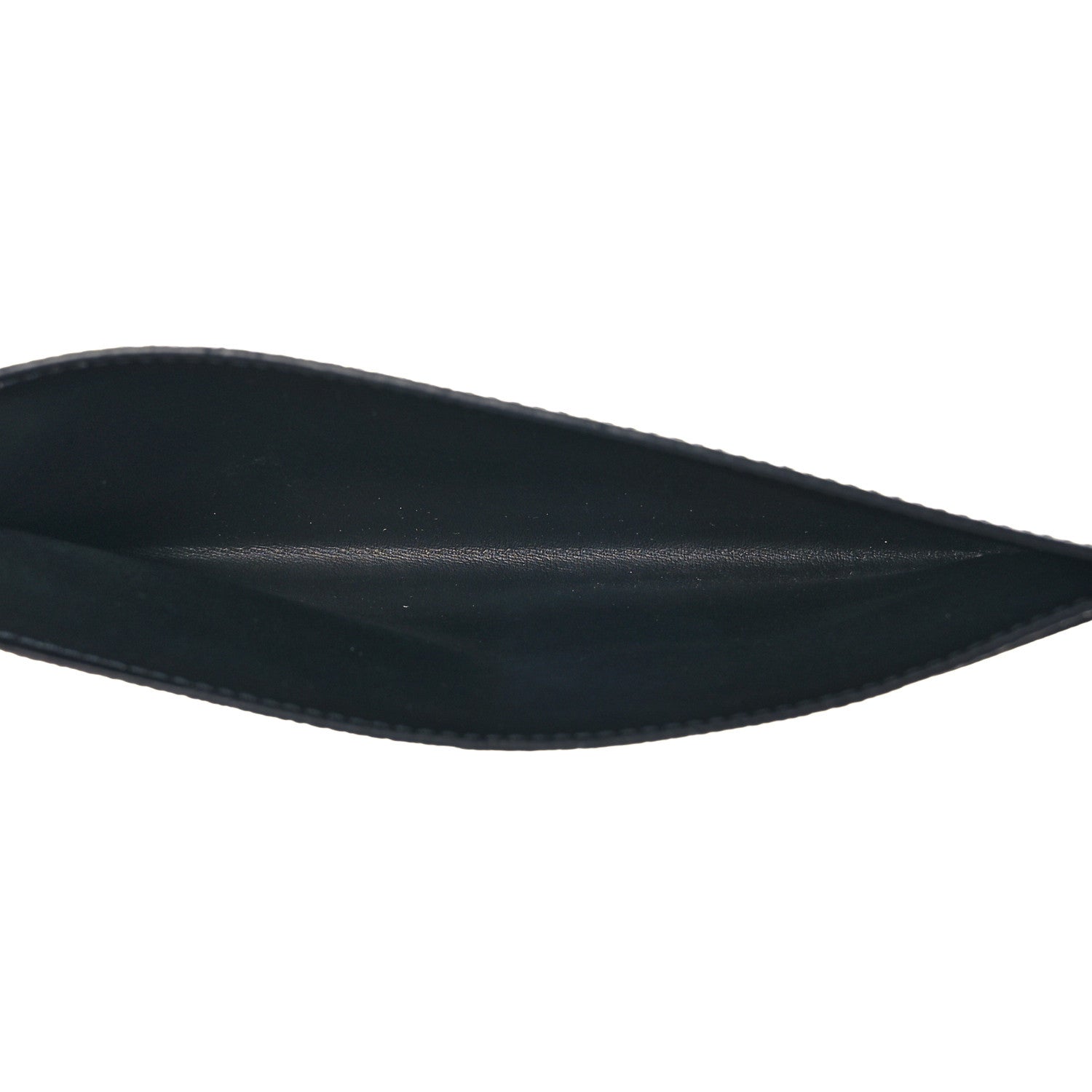 Louis Vuitton Calfskin Felicie Chain Wallet Card Holder Insert Black 5 of 6