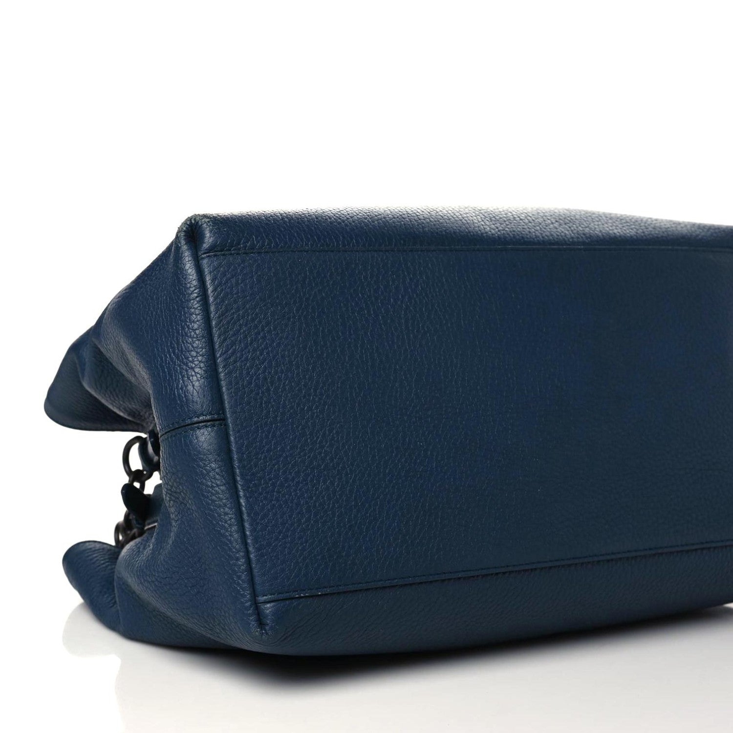 Bottega Veneta Cervo Deerskin Medium Kyoto Shoulder Bag Denim 5 of 10
