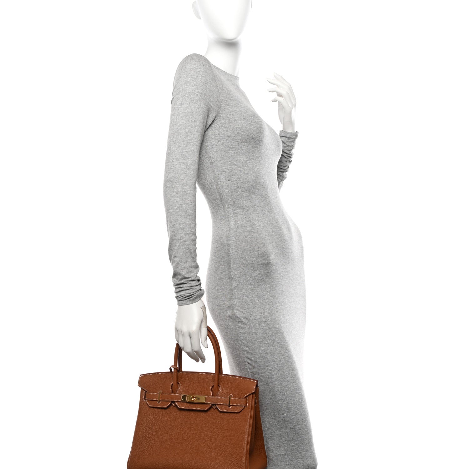 Hermes Togo BIRKIN 30 Gold 2 of 11