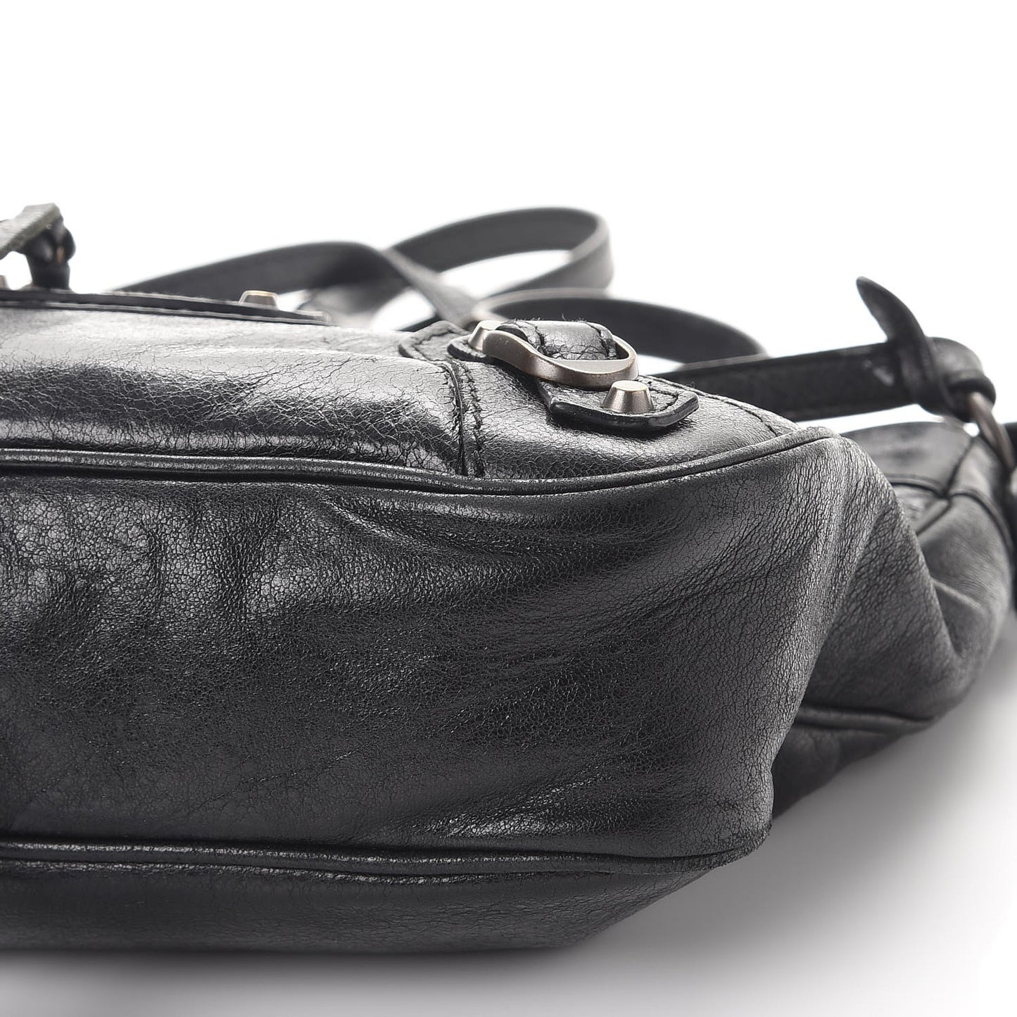 Agneau Classic Hardware Hip Black