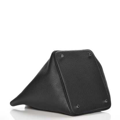 Hermes Taurillon Clemence Picotin Lock 22 MM Black 4 of 8