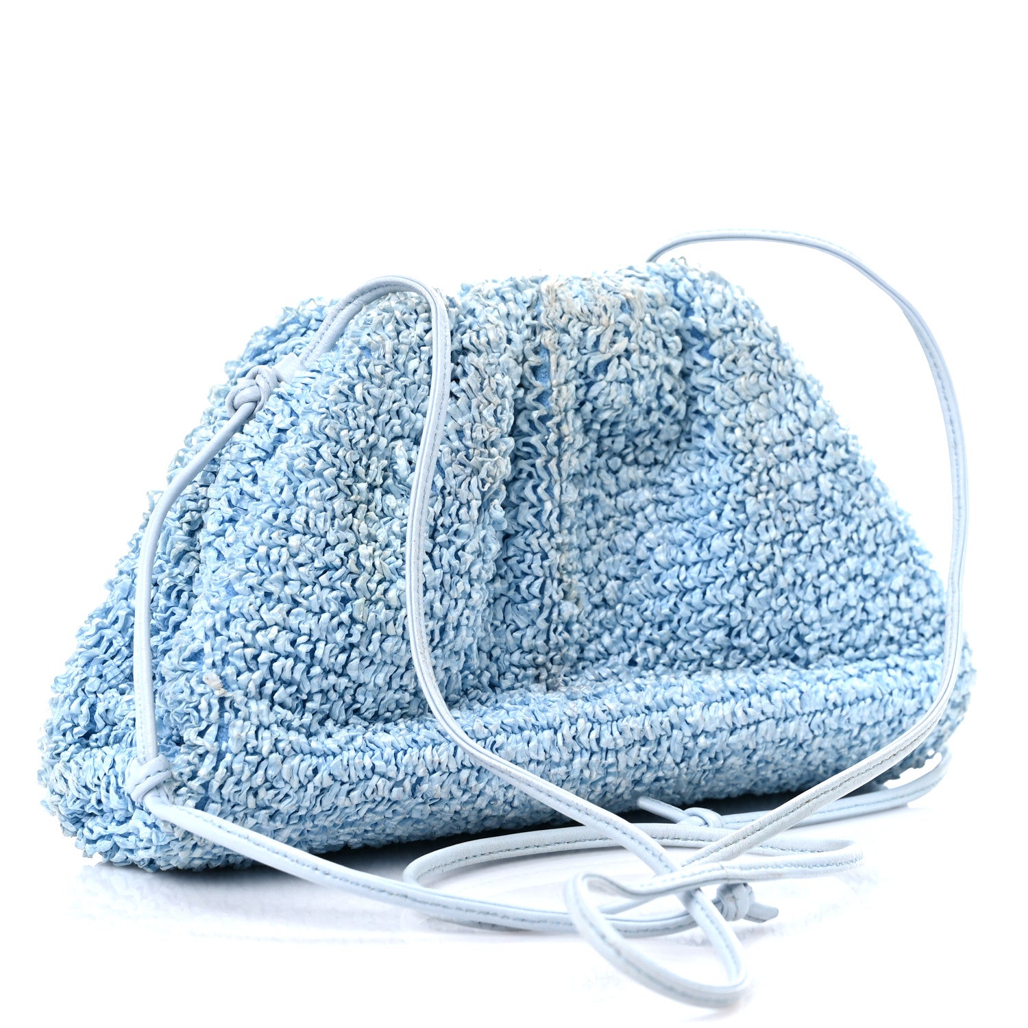 Bottega Veneta Boucle Curly Raffia The Mini Pouch Bubble 3 of 13