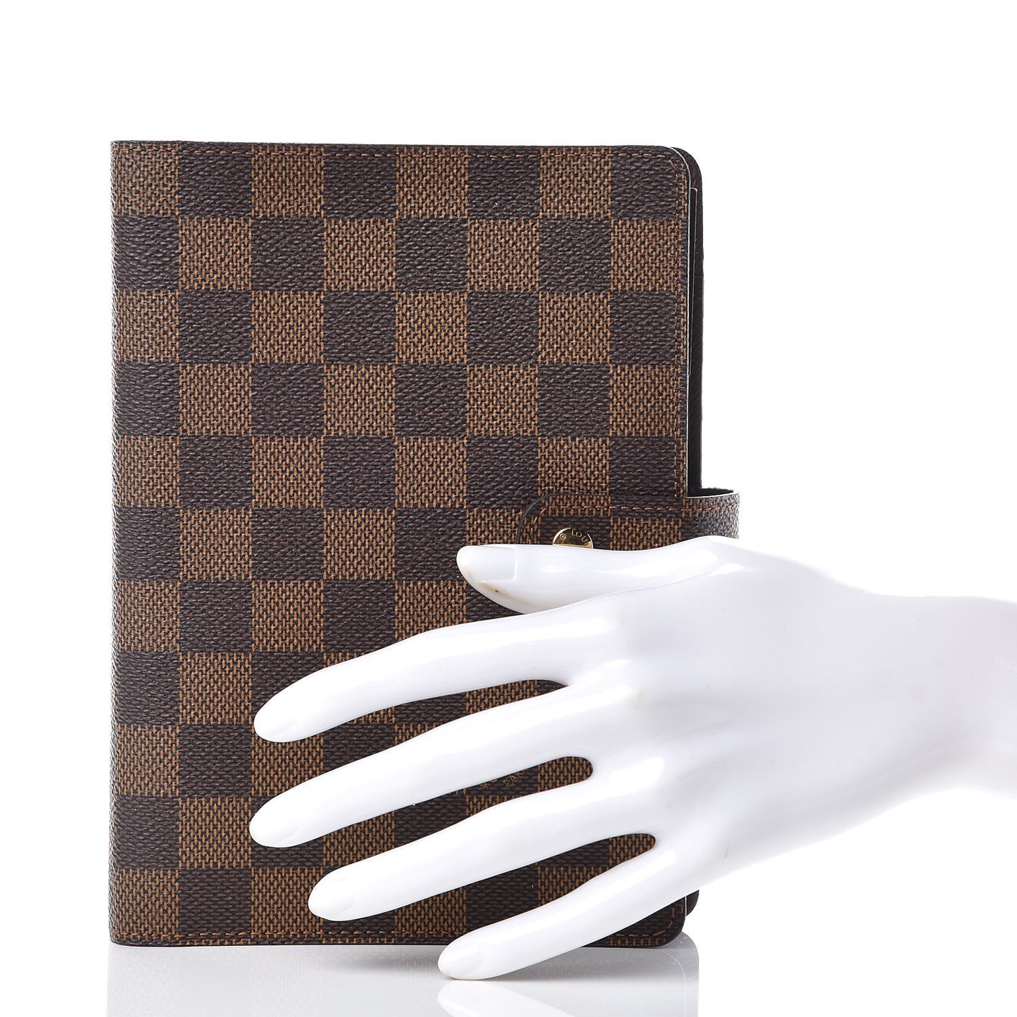 Damier Ebene Medium Ring Agenda Cover