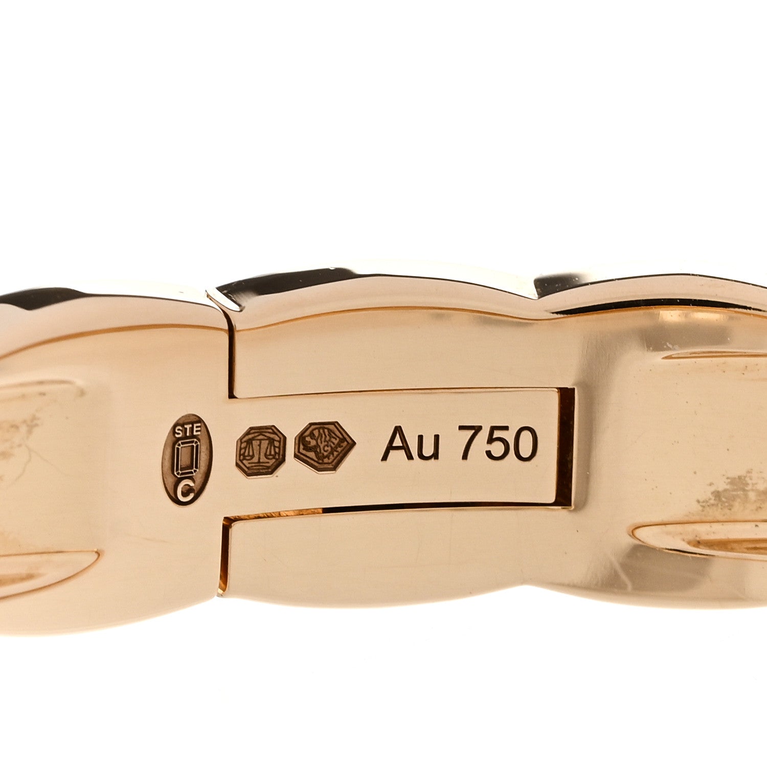 Chanel 18K Yellow Gold Coco Crush Bangle Bracelet XS 3 of 4